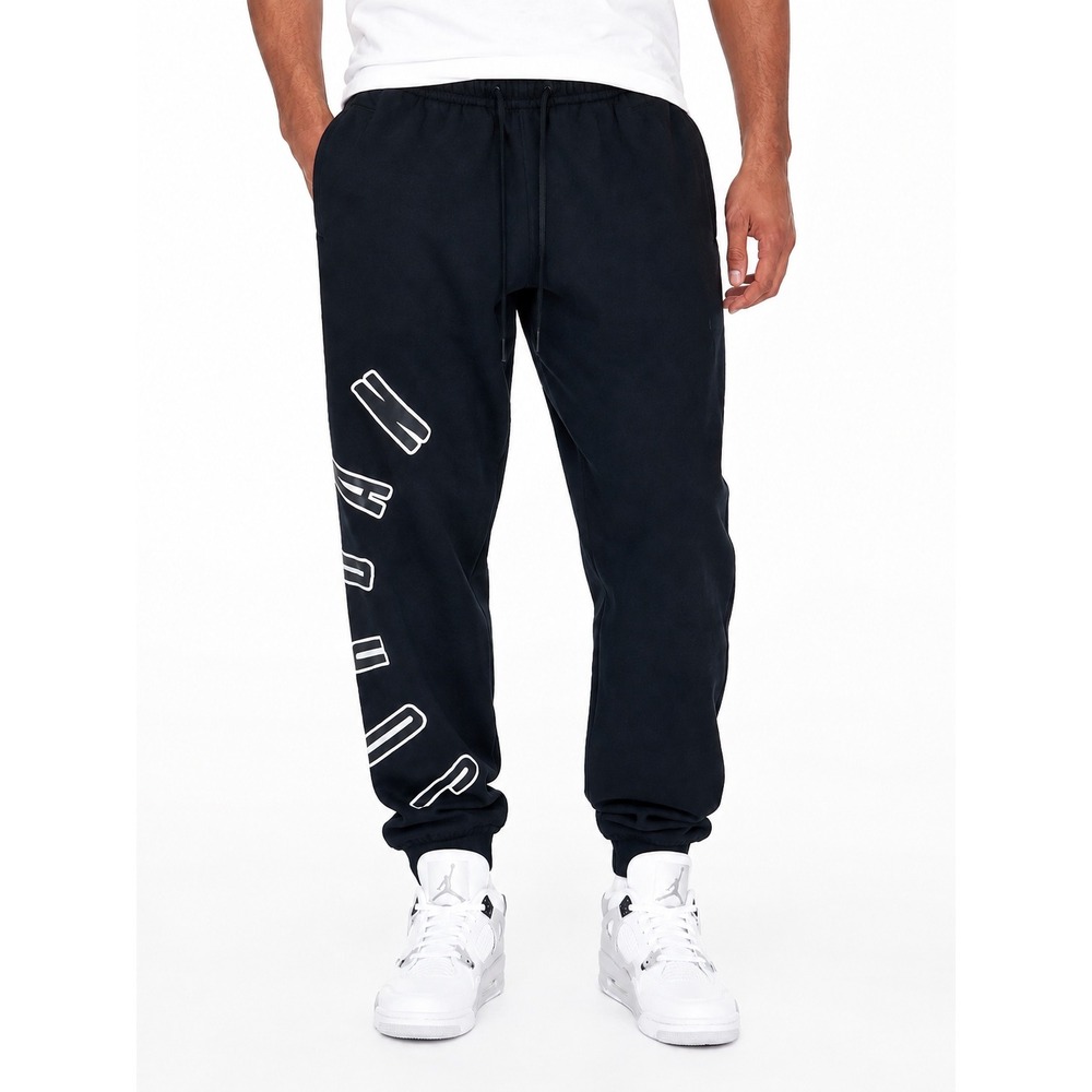 Jordan Jumpman Nike Jogger Sweatpants Men M‎ Black Graphic Logo Streetwear